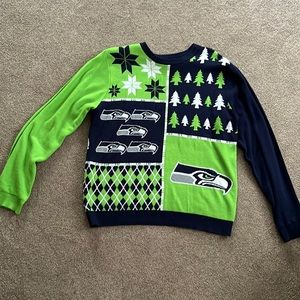 XL Seattle Seahawks Christmas Sweater
